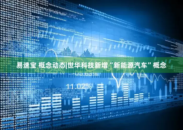 易速宝 概念动态|世华科技新增“新能源汽车”概念