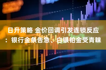 日升策略 金价回调引发连锁反应：银行金条告急、白银铂金受青睐