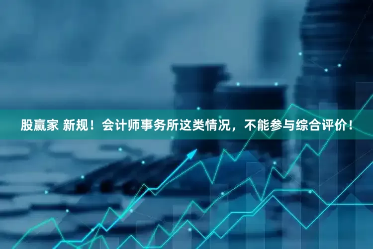股赢家 新规！会计师事务所这类情况，不能参与综合评价！